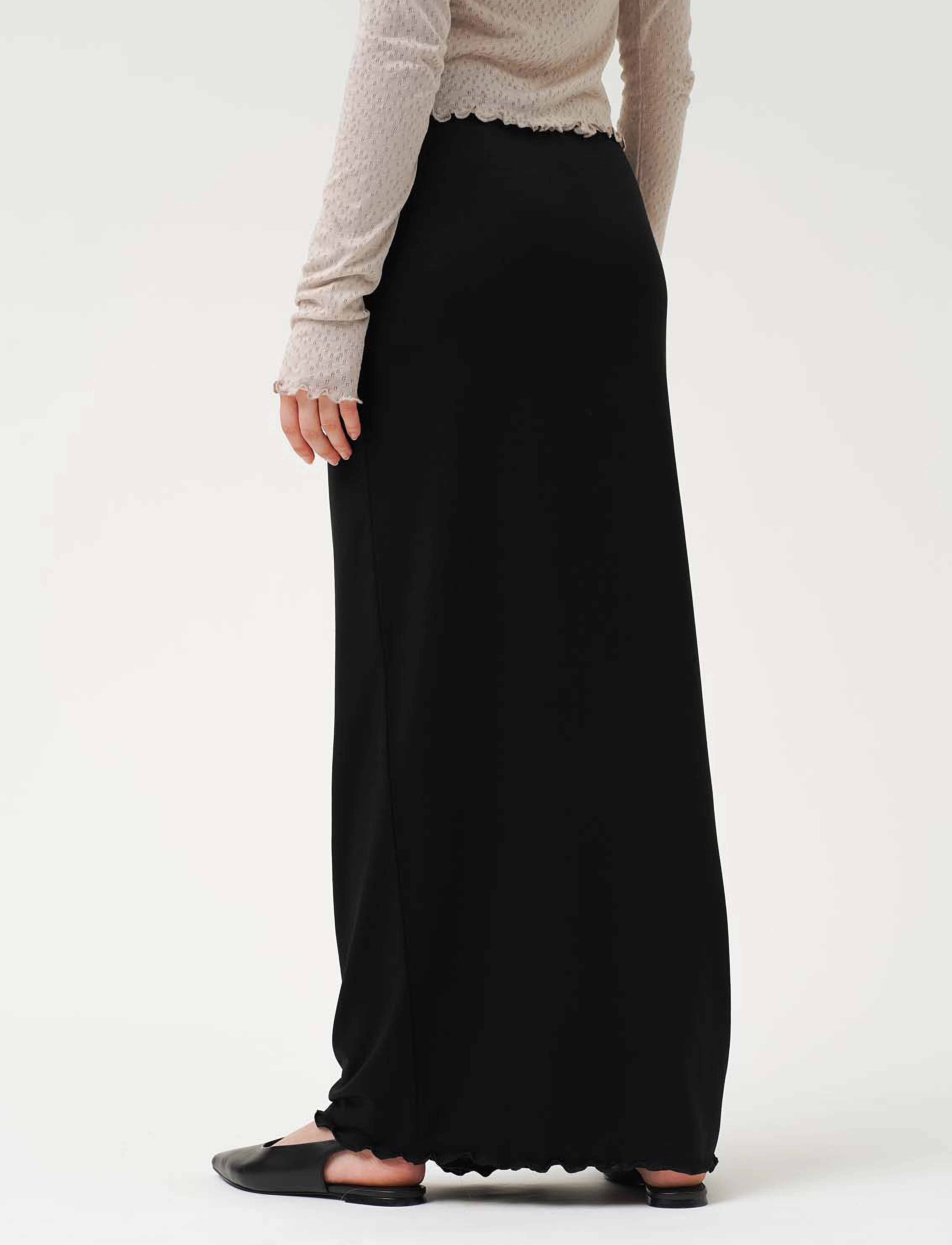 Residus - MAE MAXI SKIRT - maxi nederdele - black - 3