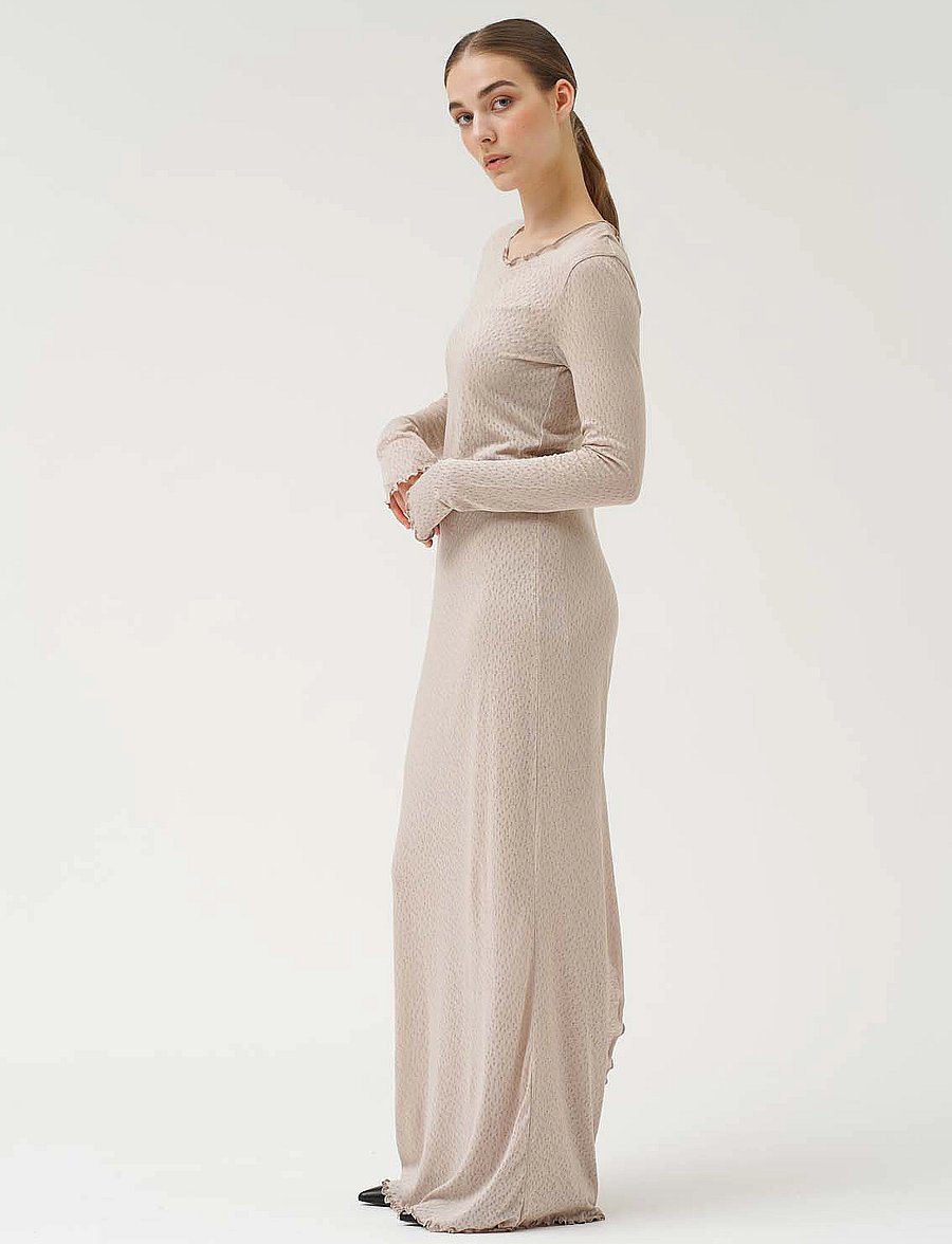 Residus - COLUMN DRESS - maxi dresses - ceramic - 0