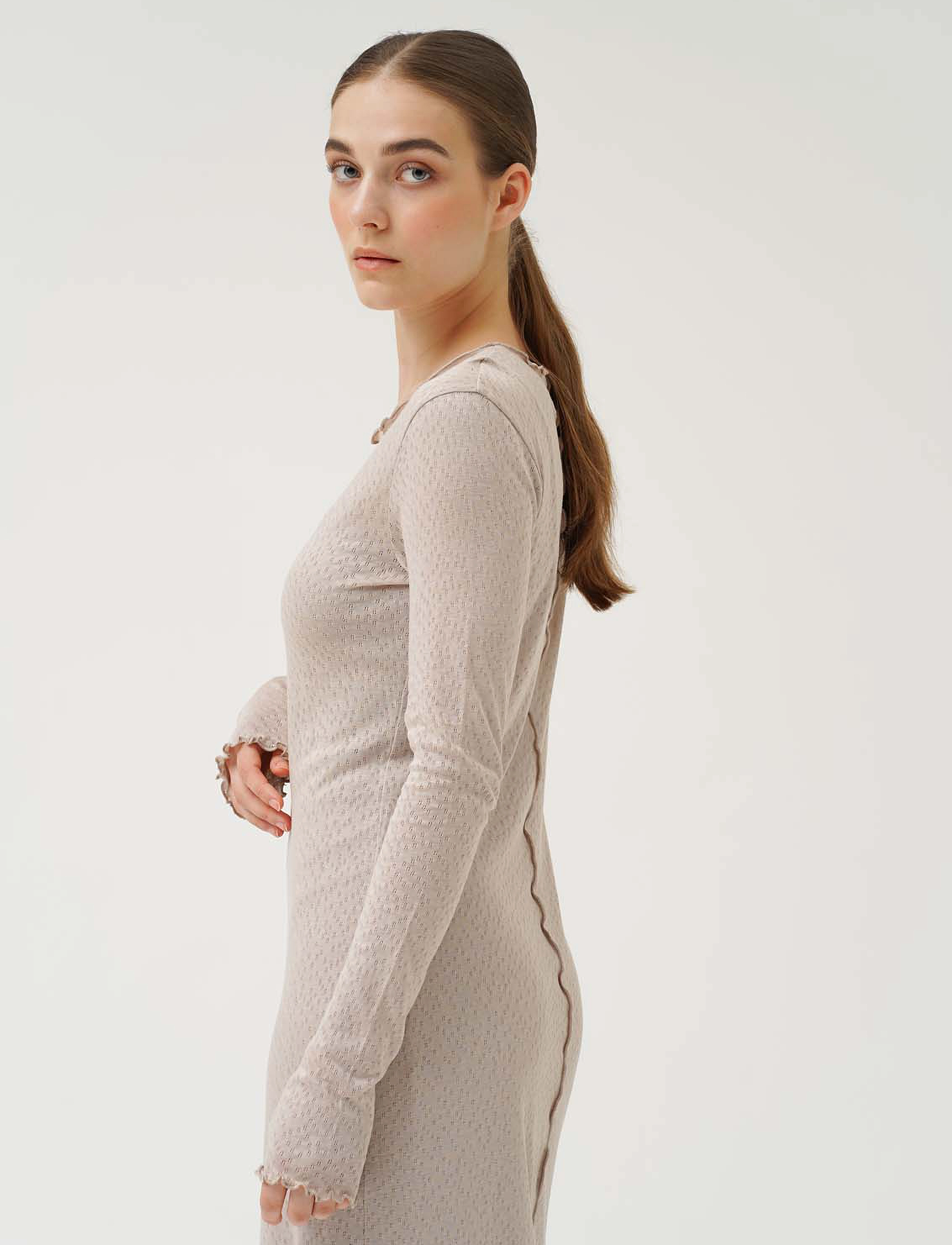 Residus - COLUMN DRESS - maxi dresses - ceramic - 3