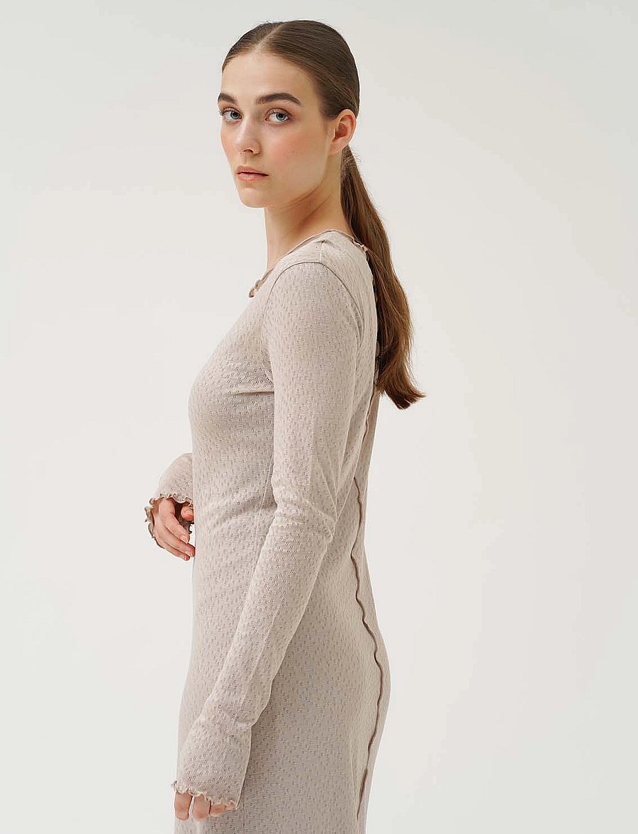 Residus - COLUMN DRESS - maxi dresses - ceramic - 3