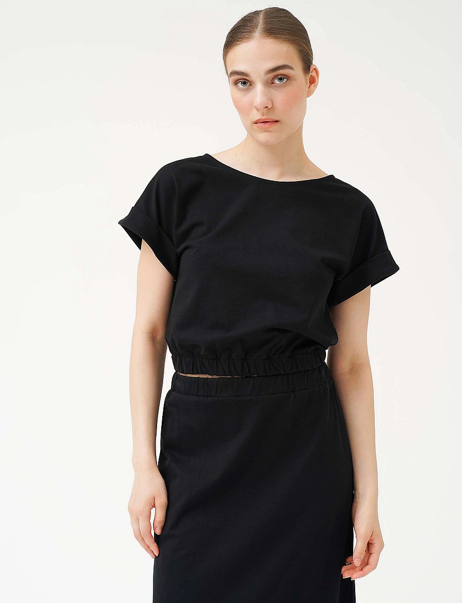 Residus - LILY TOP - t-shirts - black - 0