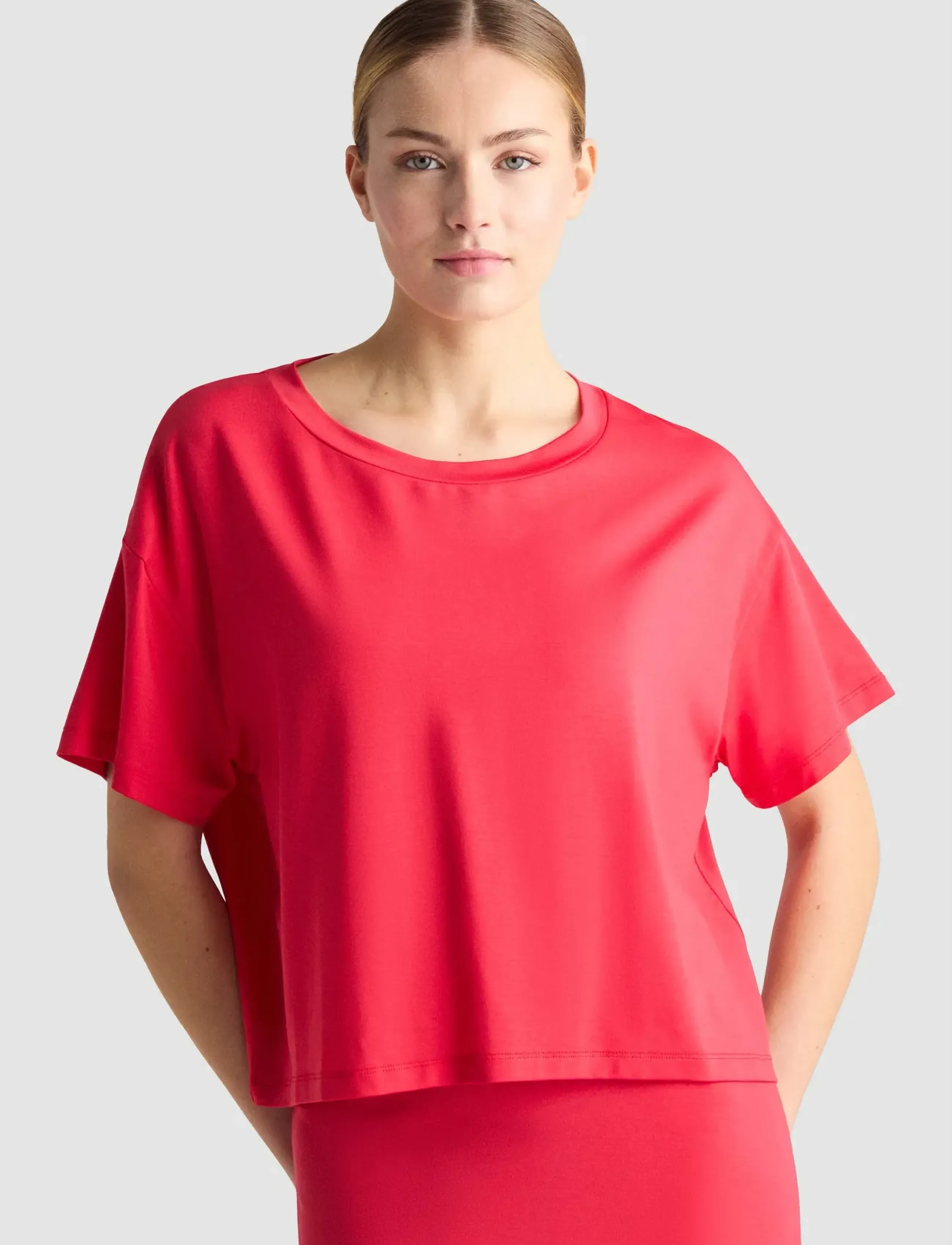 Residus GWYNET TEE - T-shirts - RASPBERRY / red