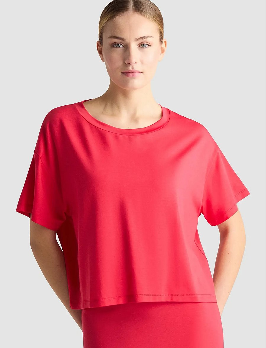 Residus - GWYNET TEE - t-shirts - raspberry - 0