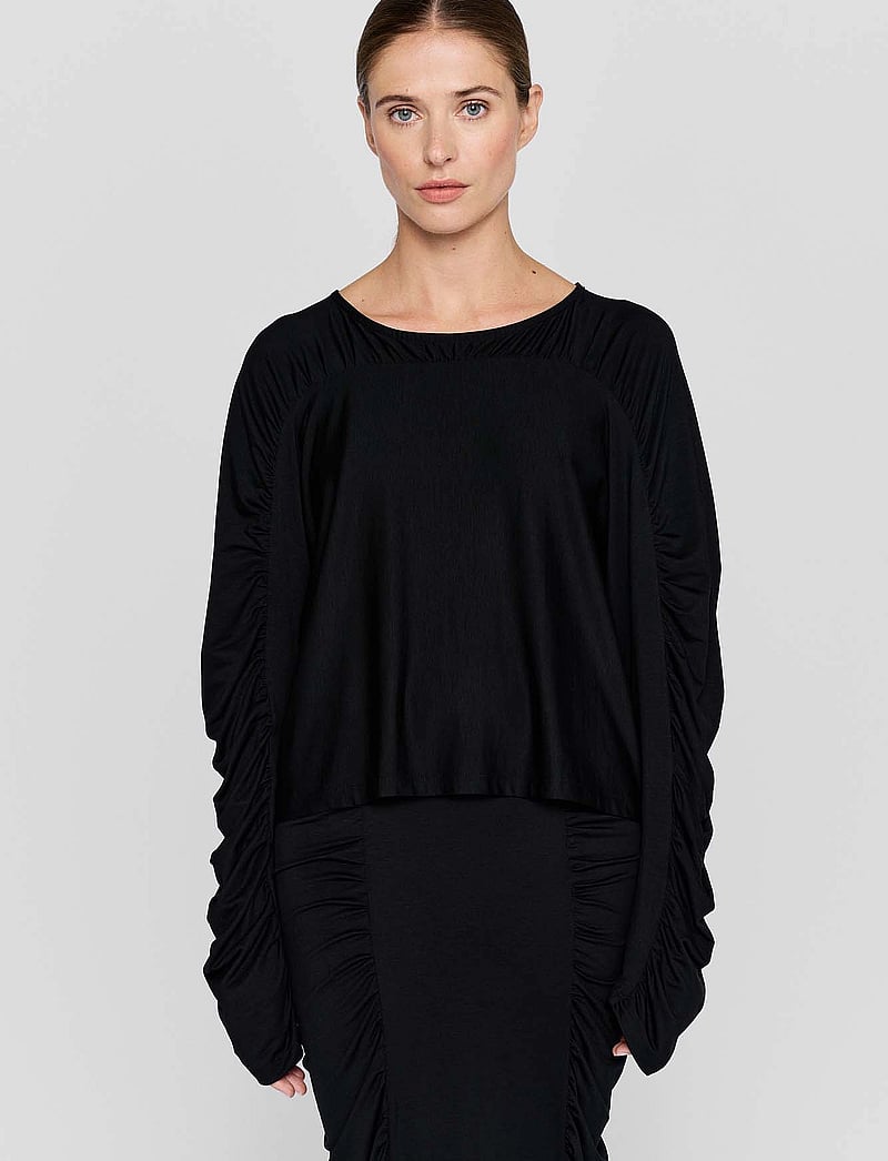 Residus - MINO TOP - langärmlige blusen - black - 0