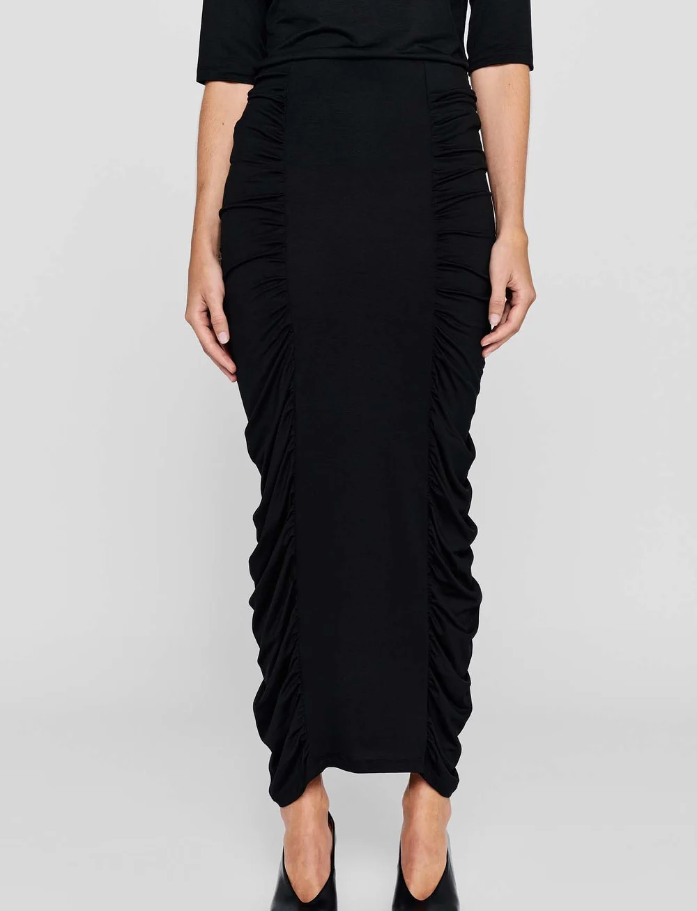 Residus - ME SKIRT - midi kjolar - black - 0
