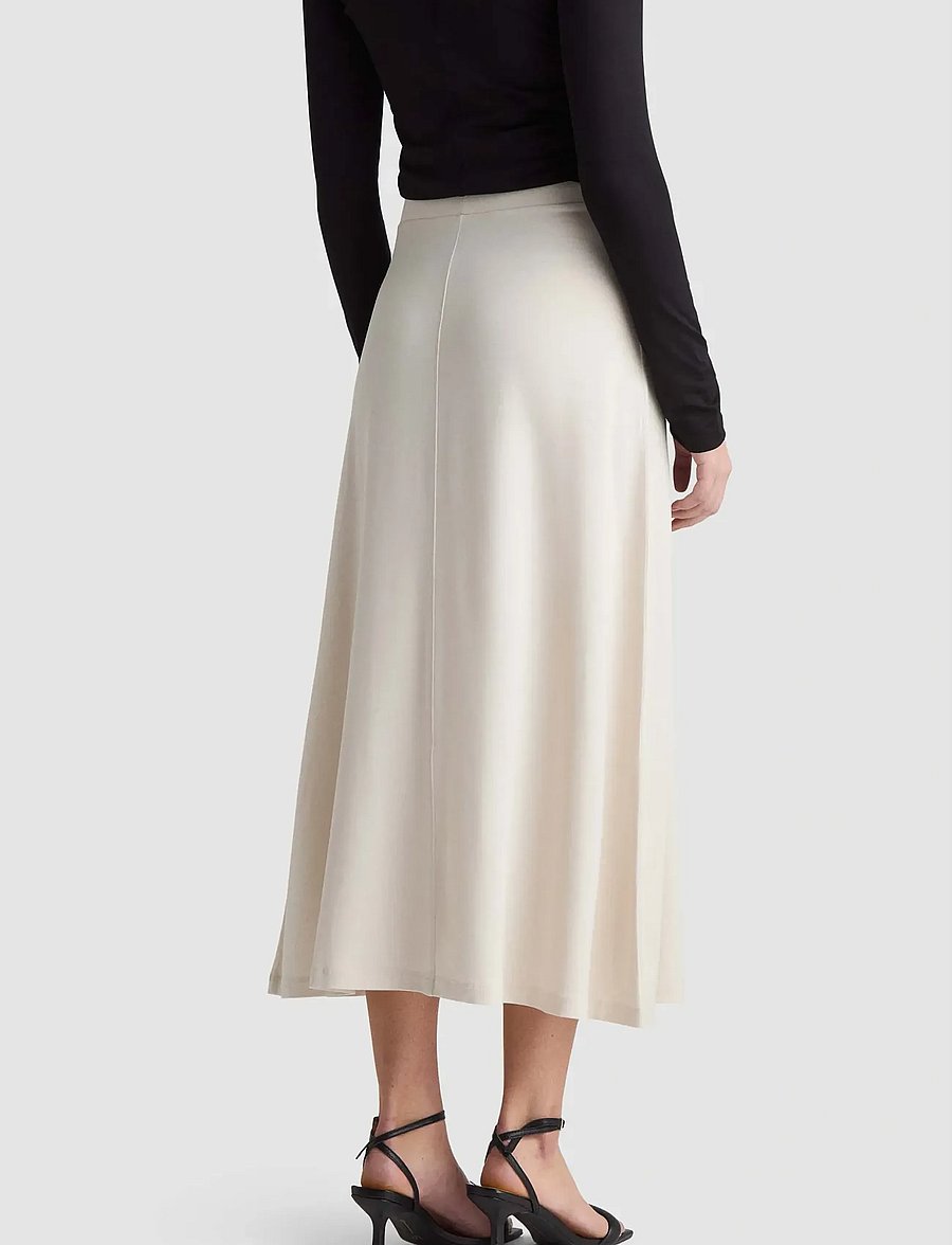 Residus - GRACE SKIRT - maxikjolar - oyster - 3