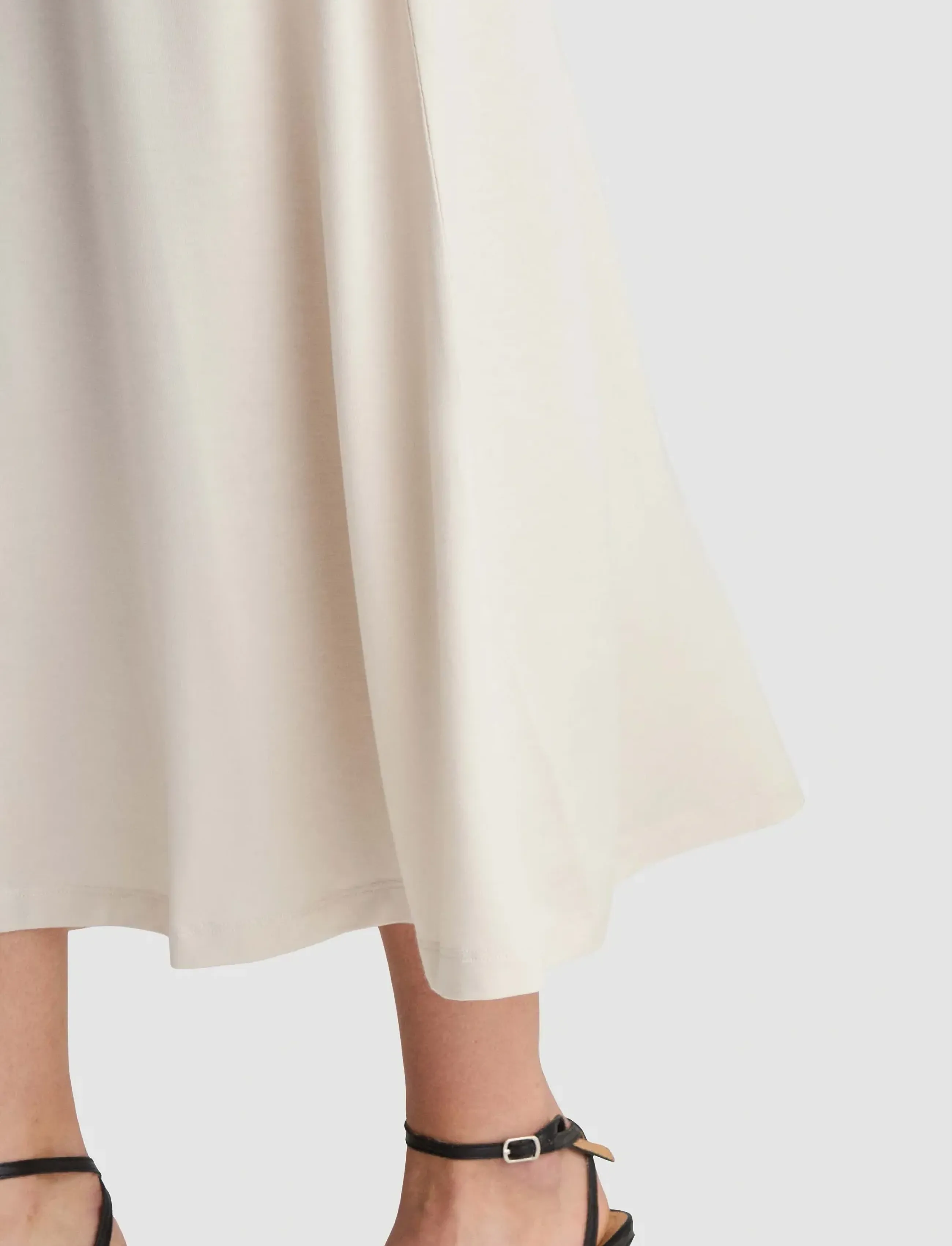 Residus - GRACE SKIRT - maxikjolar - oyster - 4