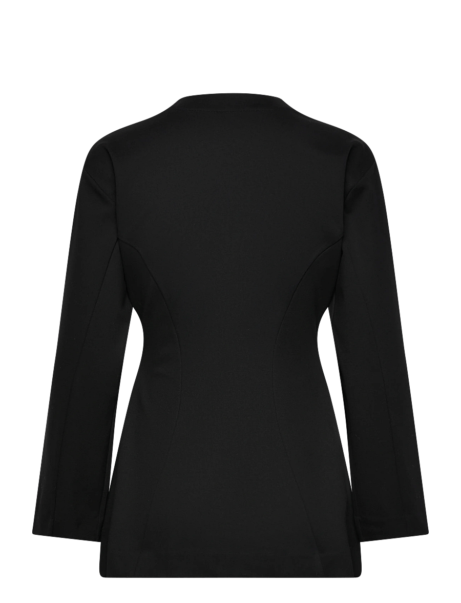 Residus - AMA BLAZER - einhnepptir jakkar - black - 2