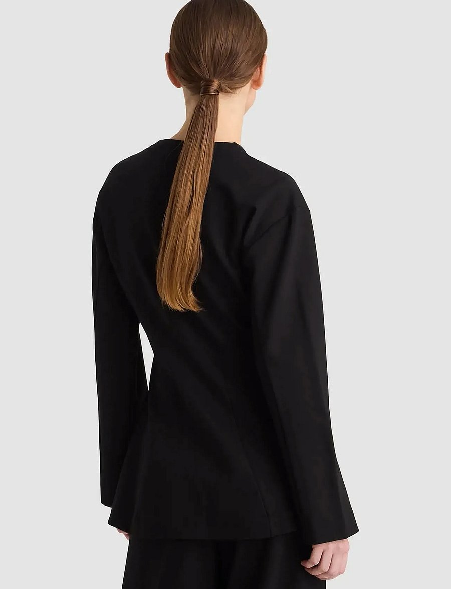 Residus - AMA BLAZER - einhnepptir jakkar - black - 3