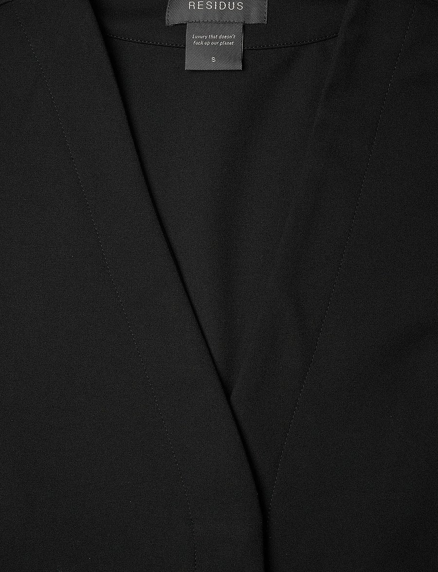 Residus - AMA BLAZER - einhnepptir jakkar - black - 5