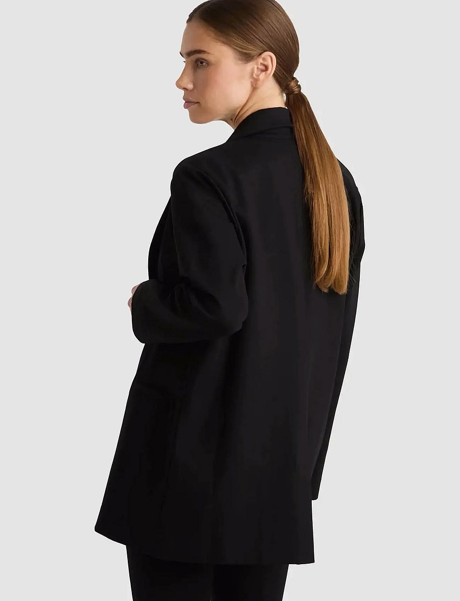 Residus - ANNIE BLAZER - enkelknäppta kavajer - black - 3