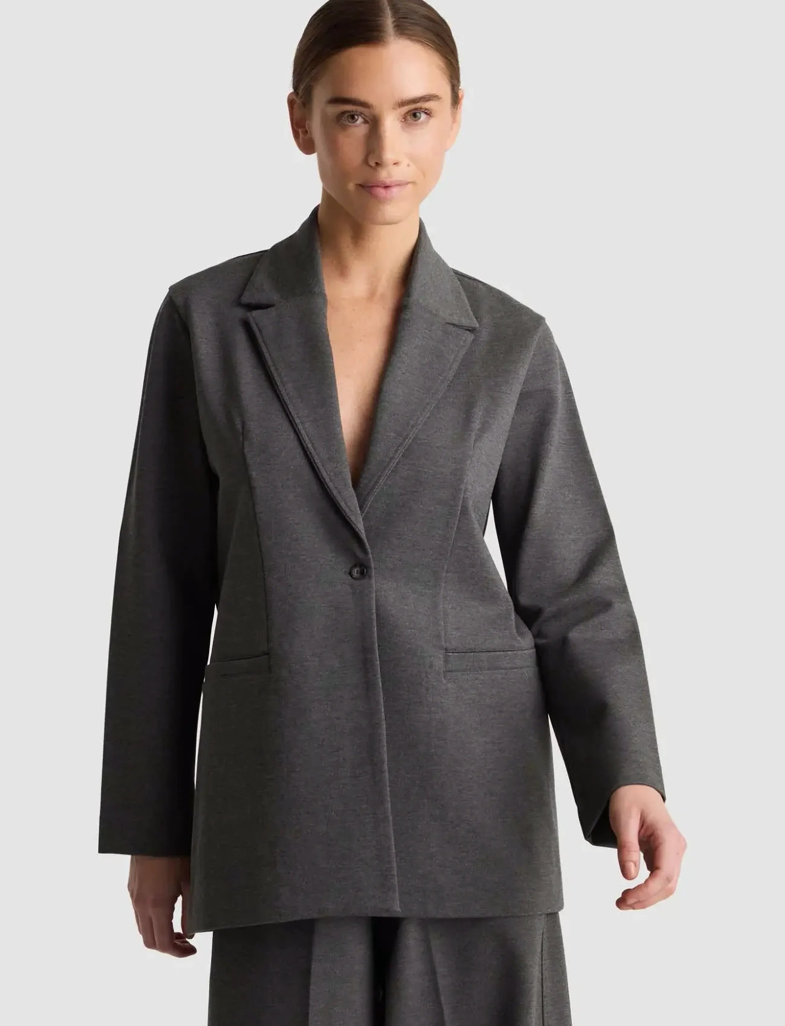 Residus Annie Blazer, XL, Grey, Blazere > Enkeltradede Blazere, Dame