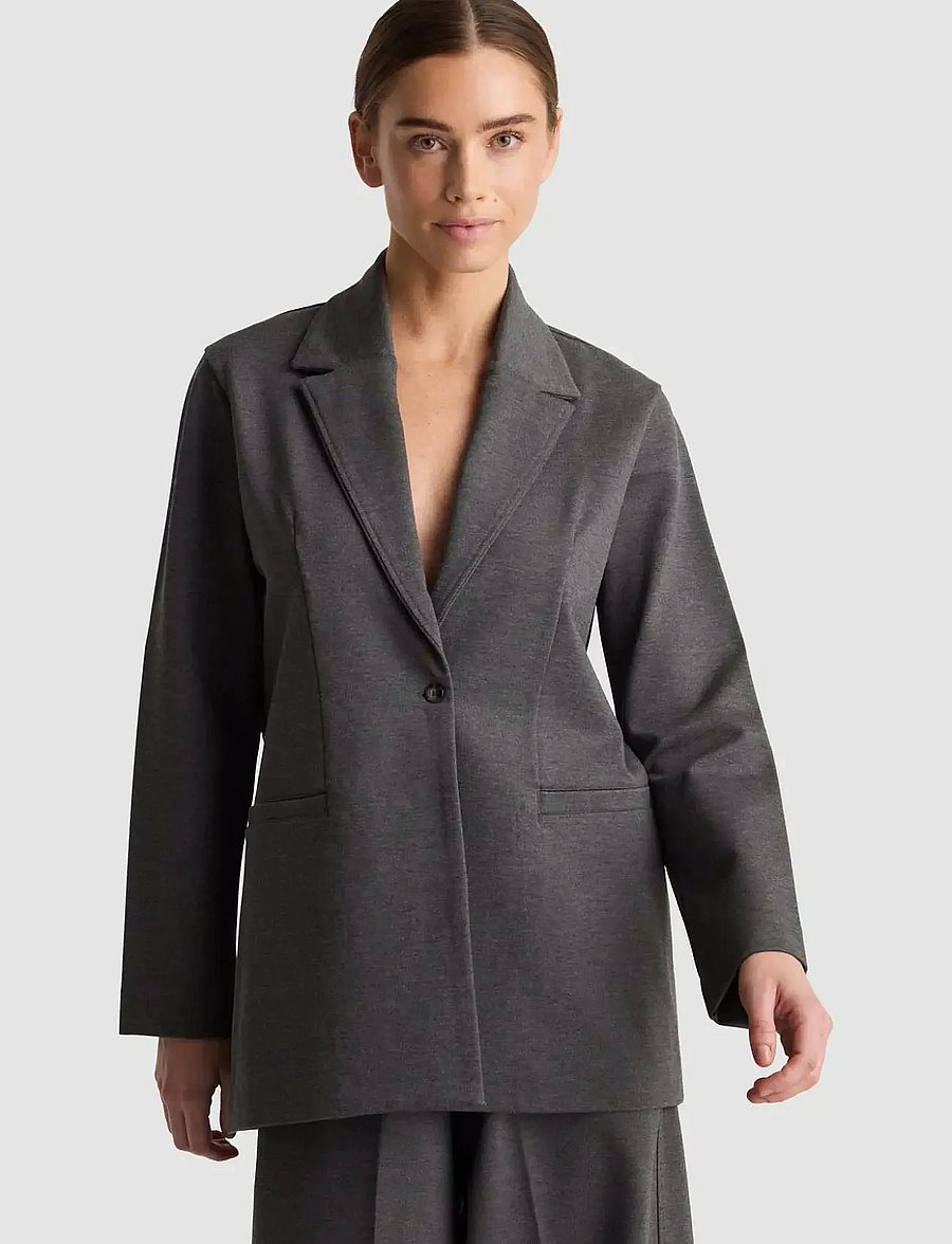Residus - ANNIE BLAZER - blazers à fermeture droite - graphite melange - 0