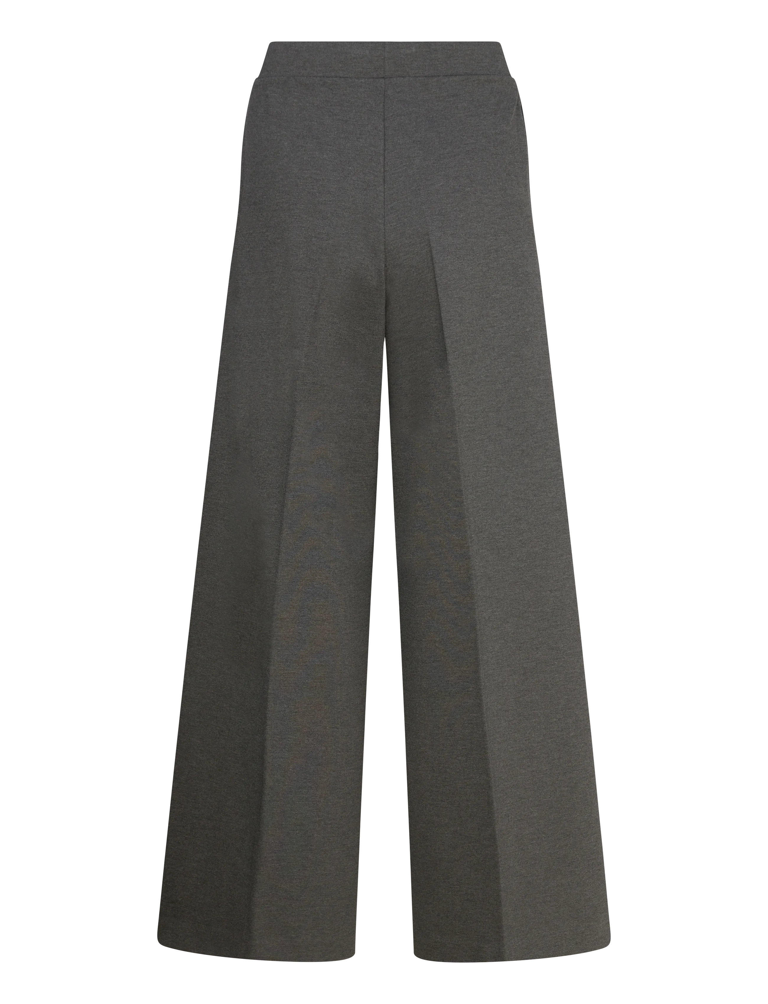 Residus - LUNA PANTS - bukser med brede ben - graphite melange - 2
