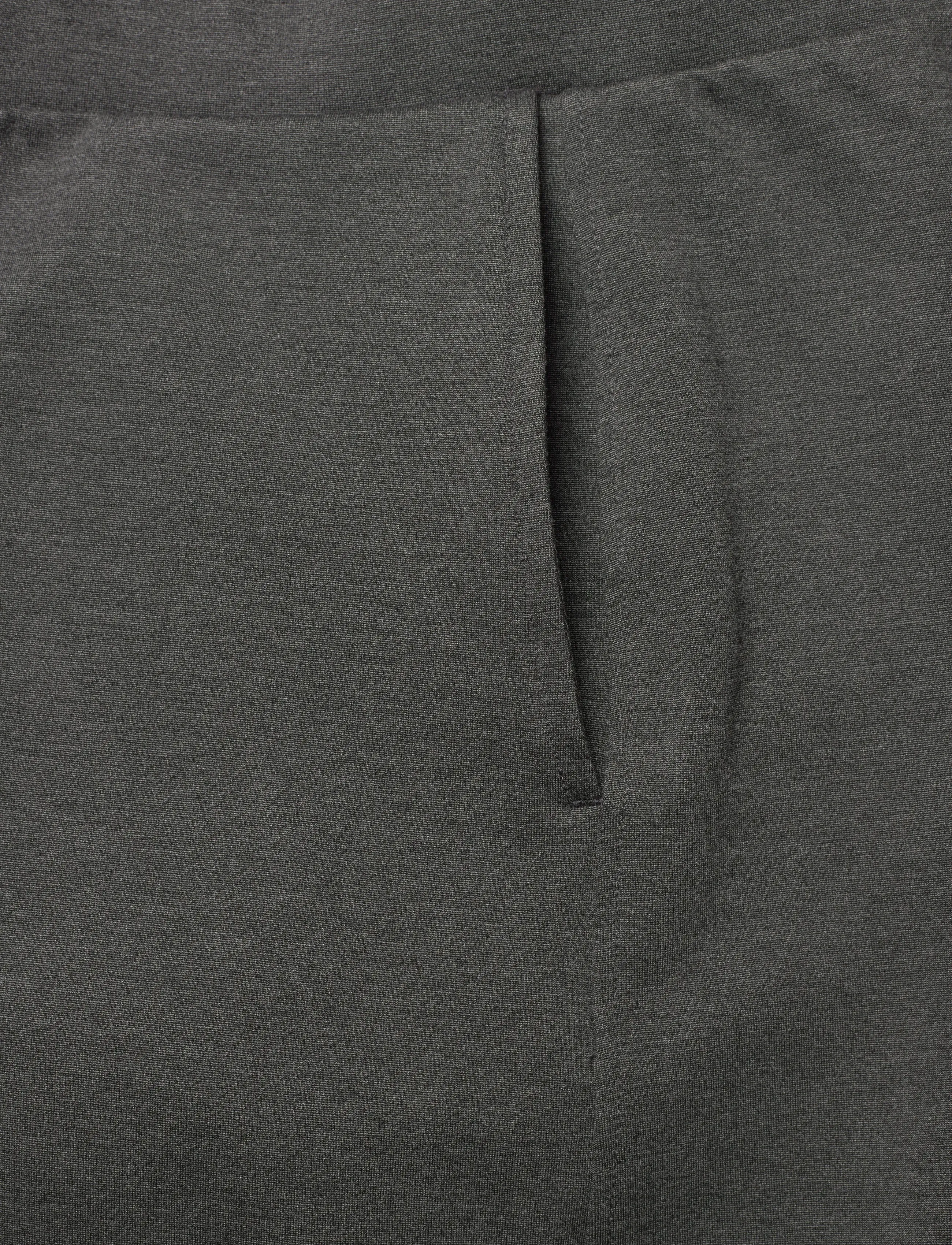 Residus - LUNA PANTS - bukser med brede ben - graphite melange - 5