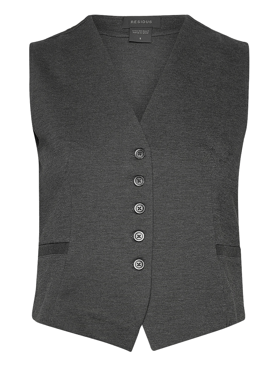 Residus - COURTNEY VEST - westen - graphite melange - 1