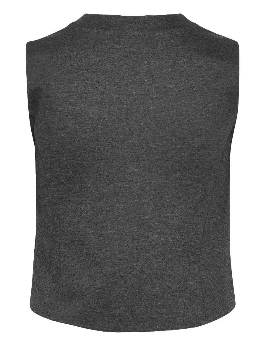 Residus - COURTNEY VEST - westen - graphite melange - 2