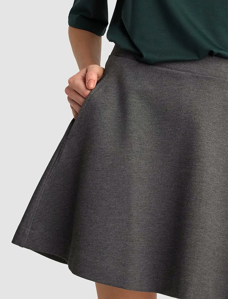 Residus - ELVIE SKIRT - jupes courtes - graphite melange - 4