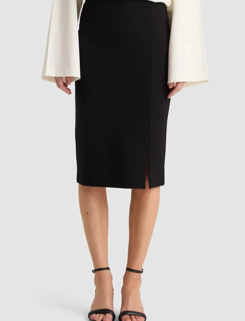 Residus - LEMAN SKIRT - kokerrokken - black - 0