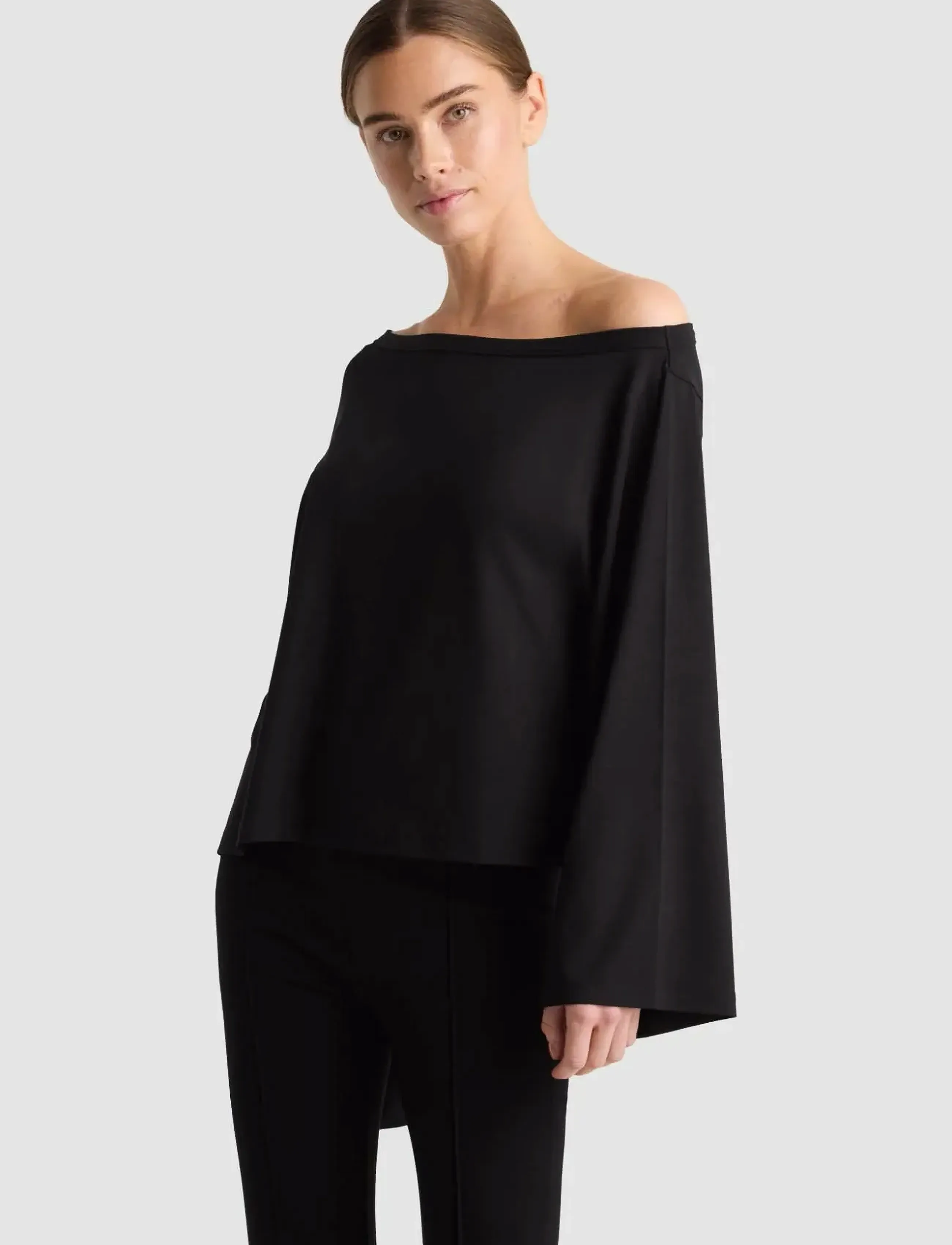 Residus Gen Top, M, Black, T-Shirts & Toppe > Langærmede, Dame