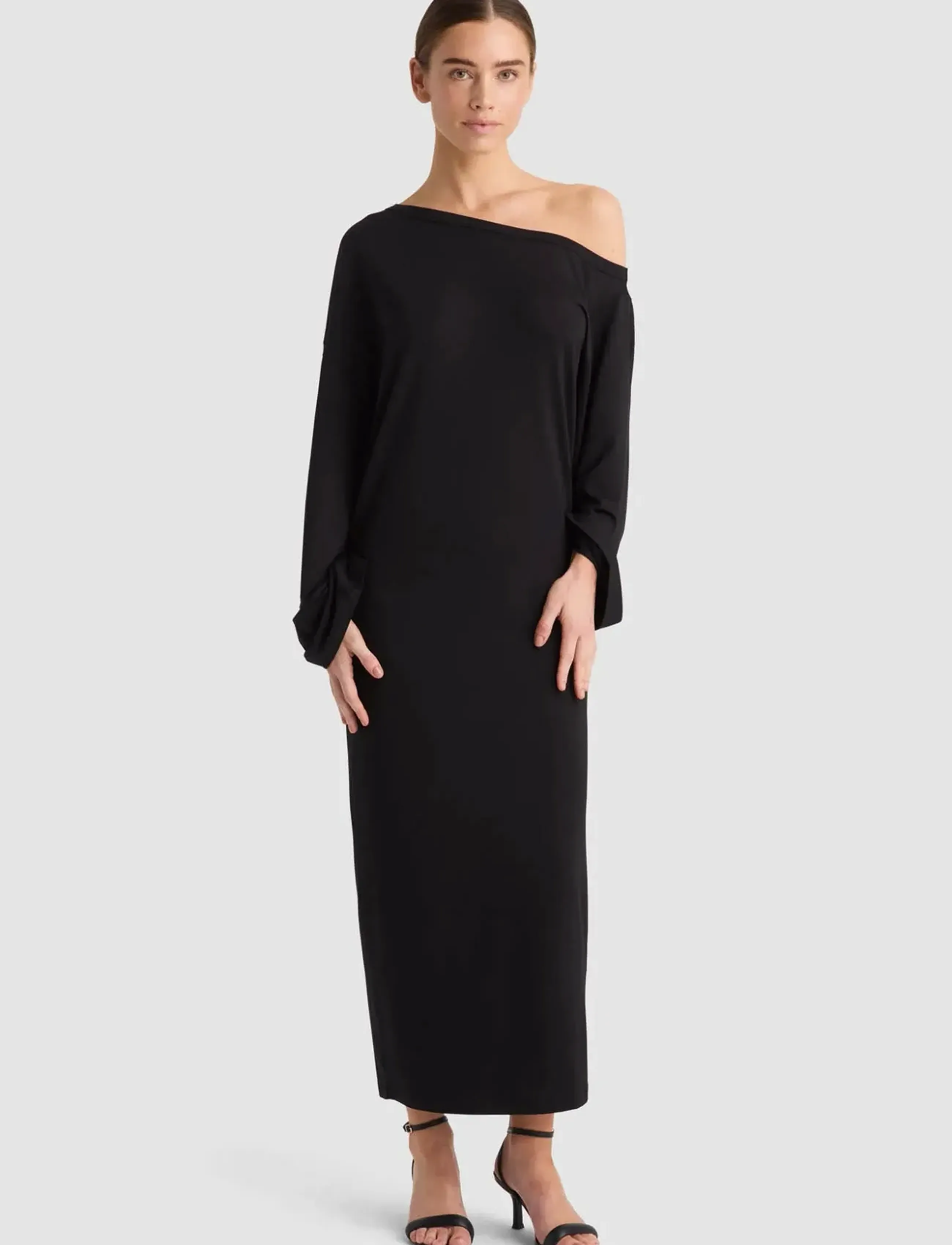 Residus Giovanna Dress, XL, Dresses, Schwarz - Knee-length & Midi, Frauen