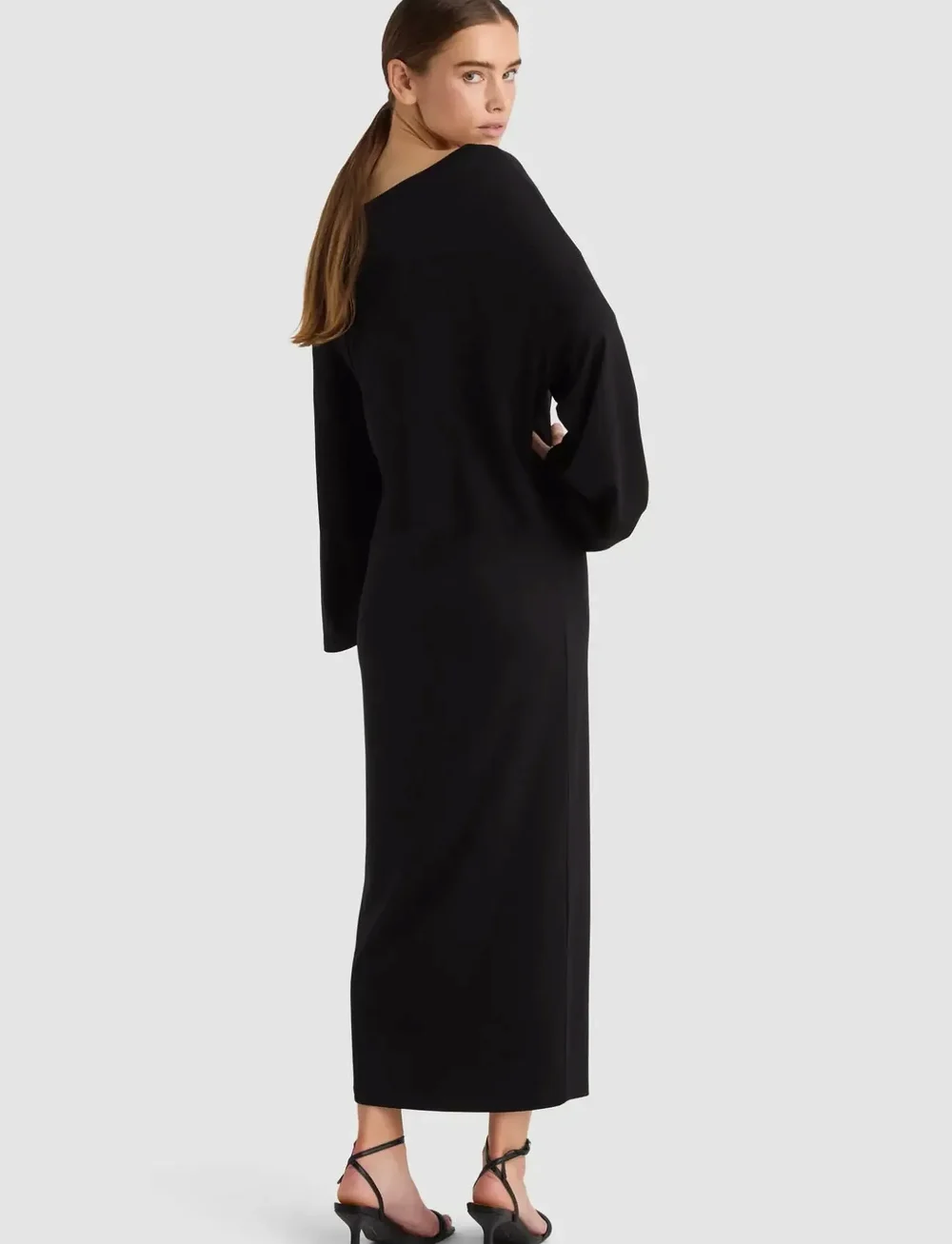 Residus - GIOVANNA DRESS - midi kjoler - black - 3