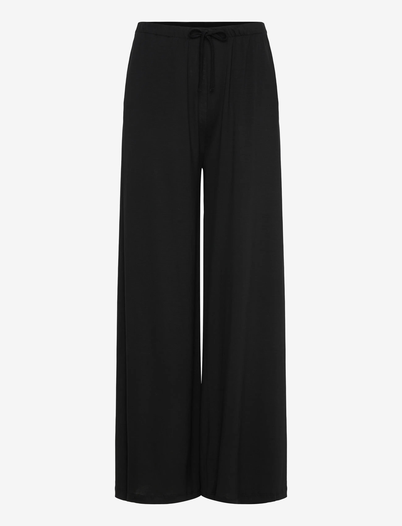 Residus - GREY PANTS - bukser med brede ben - black - 0