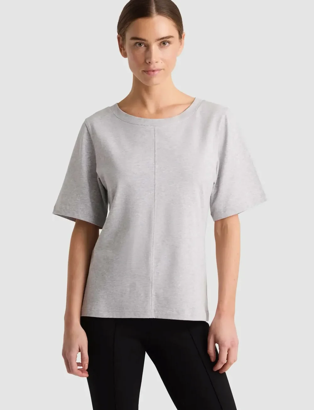 Residus - THEA TEE - marškinėliai - grey melange - 0