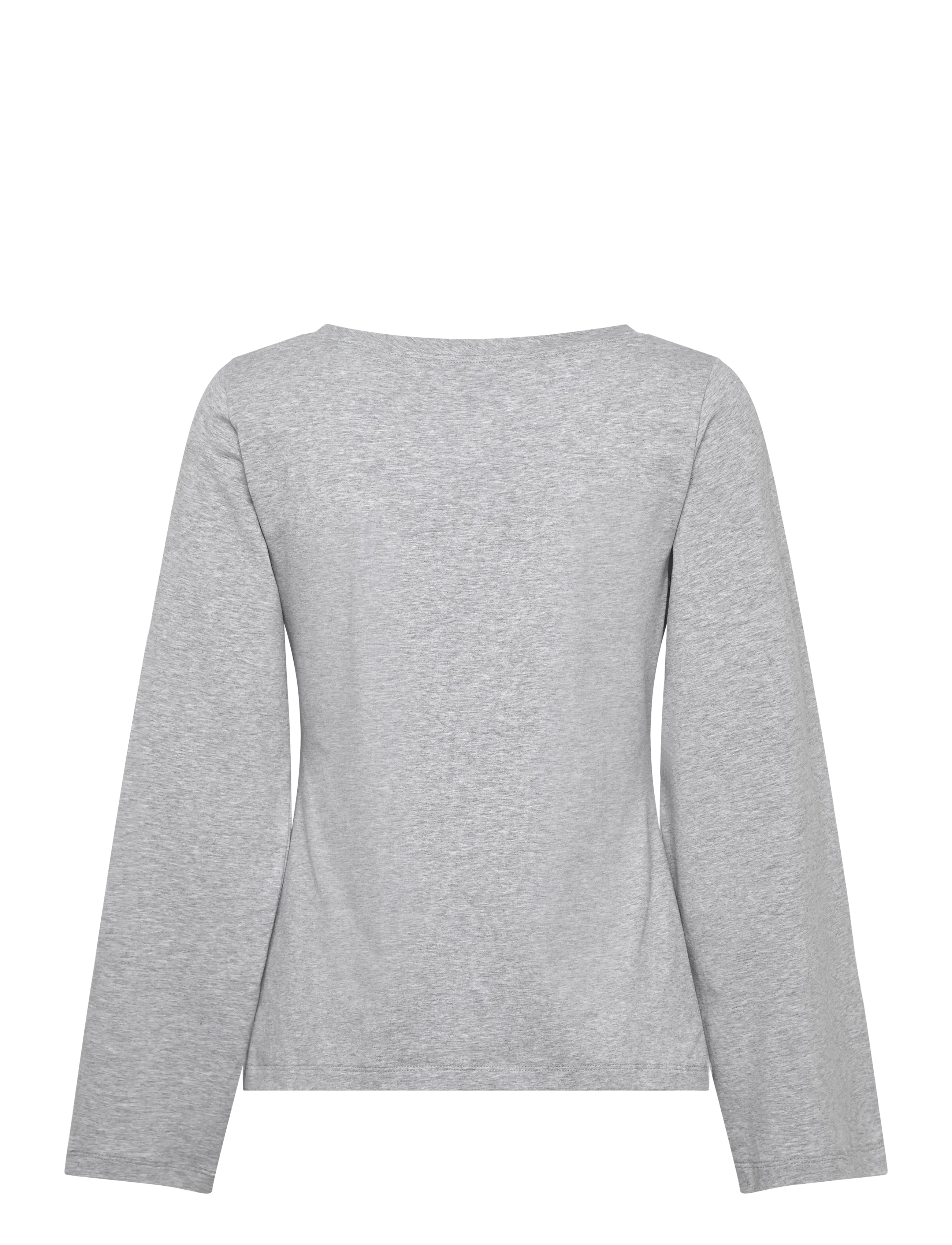 Residus - THELMA TOP - t-shirts & tops - grey melange - 2
