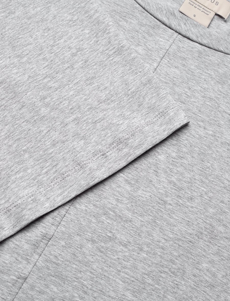 Residus - THELMA TOP - topi ar garām piedurknēm - grey melange - 5