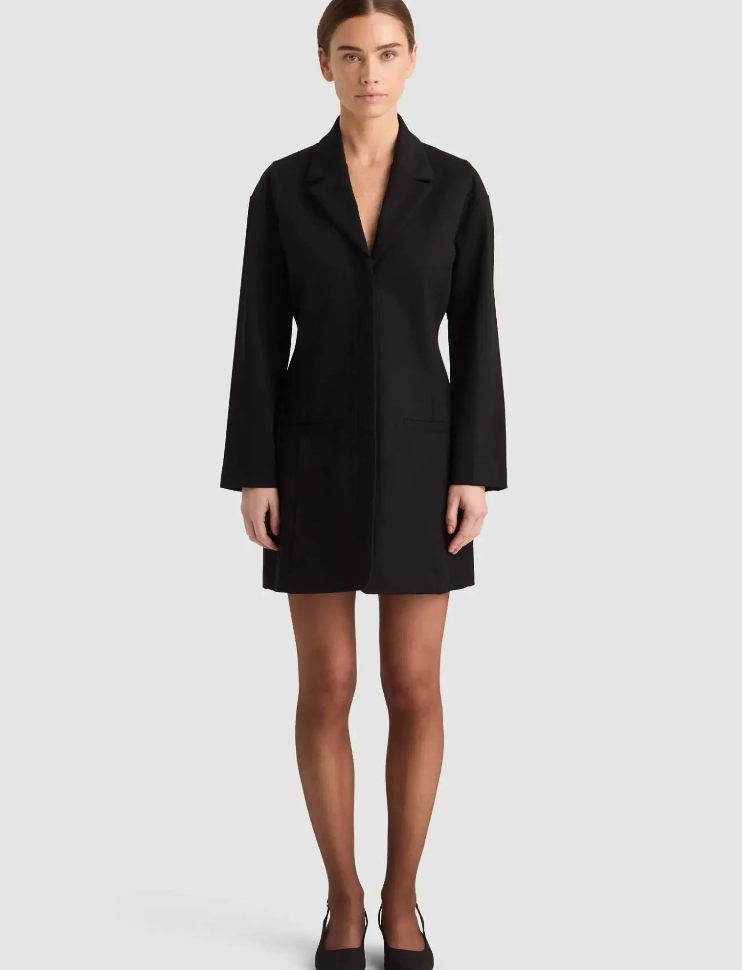 Residus Arvida Blazer Dress, Kvinder, Blazer Kjole, Sort, Str: XS