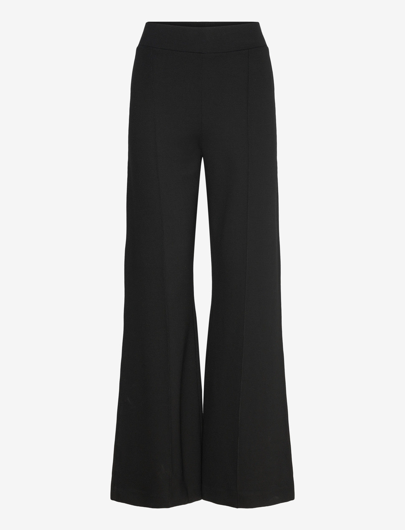 Residus - LAIKA PANTS - laia säärega püksid - black - 1