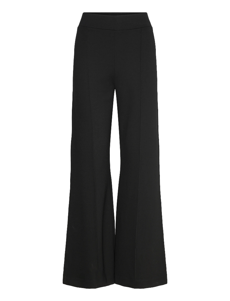 Residus - LAIKA PANTS - hosen mit weitem bein - black - 1