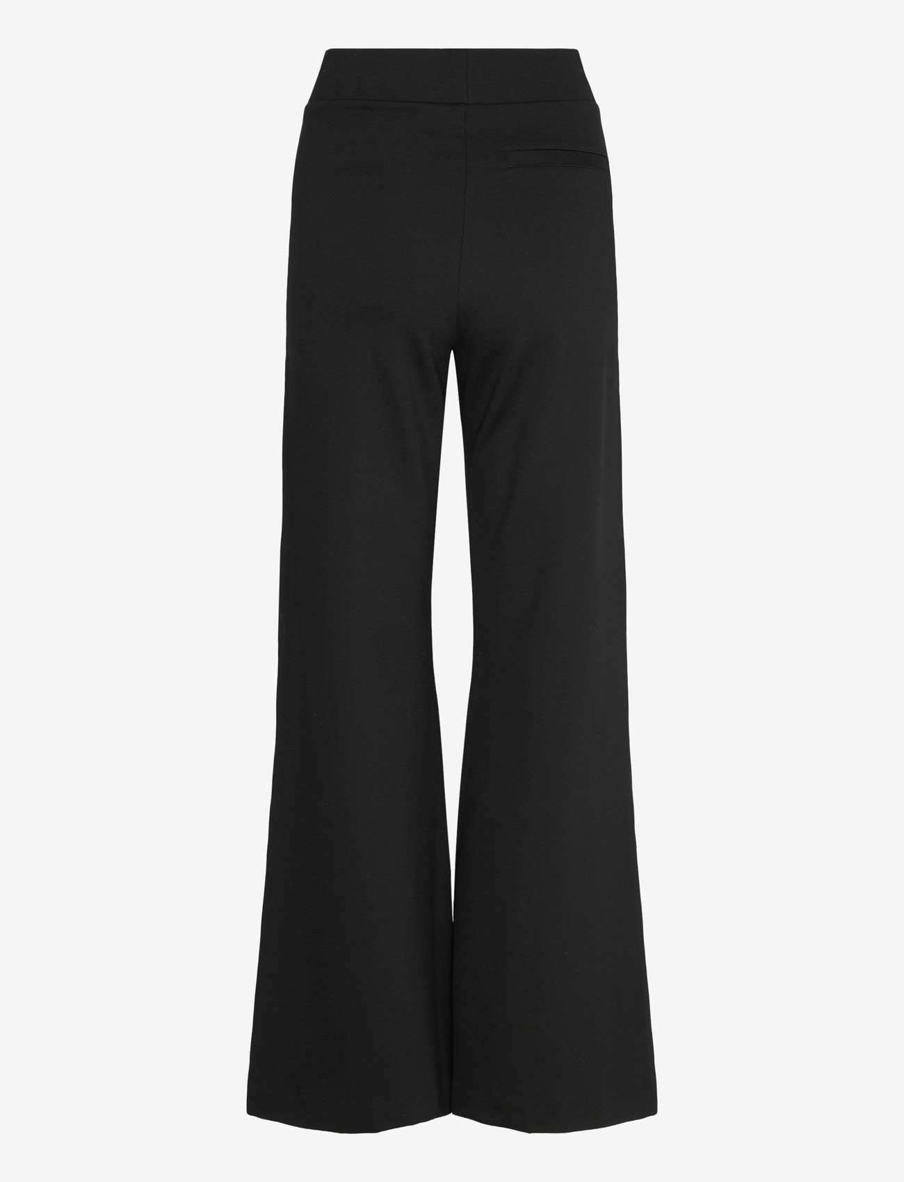 Residus - LAIKA PANTS - laia säärega püksid - black - 2