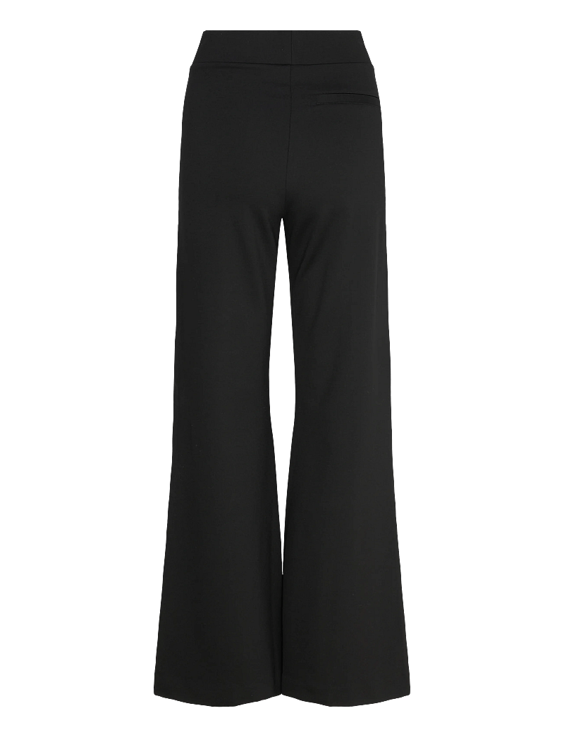 Residus - LAIKA PANTS - hosen mit weitem bein - black - 2