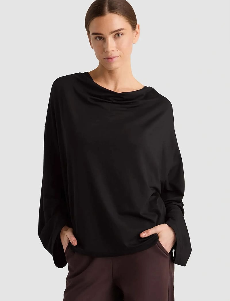 Residus - GENNA TOP - t-shirt & tops - black - 0