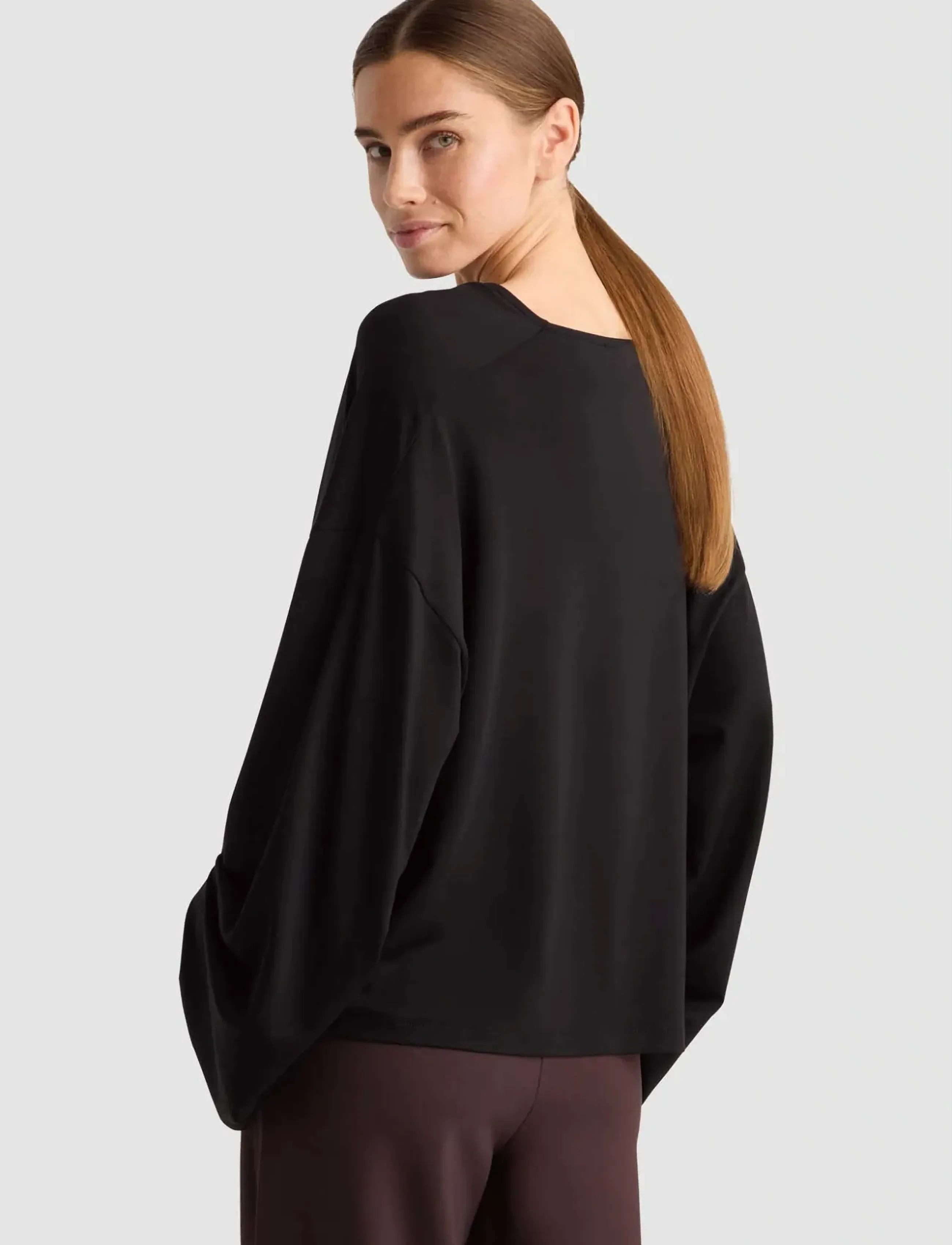 Residus - GENNA TOP - pikkade varrukatega alussärgid - black - 3