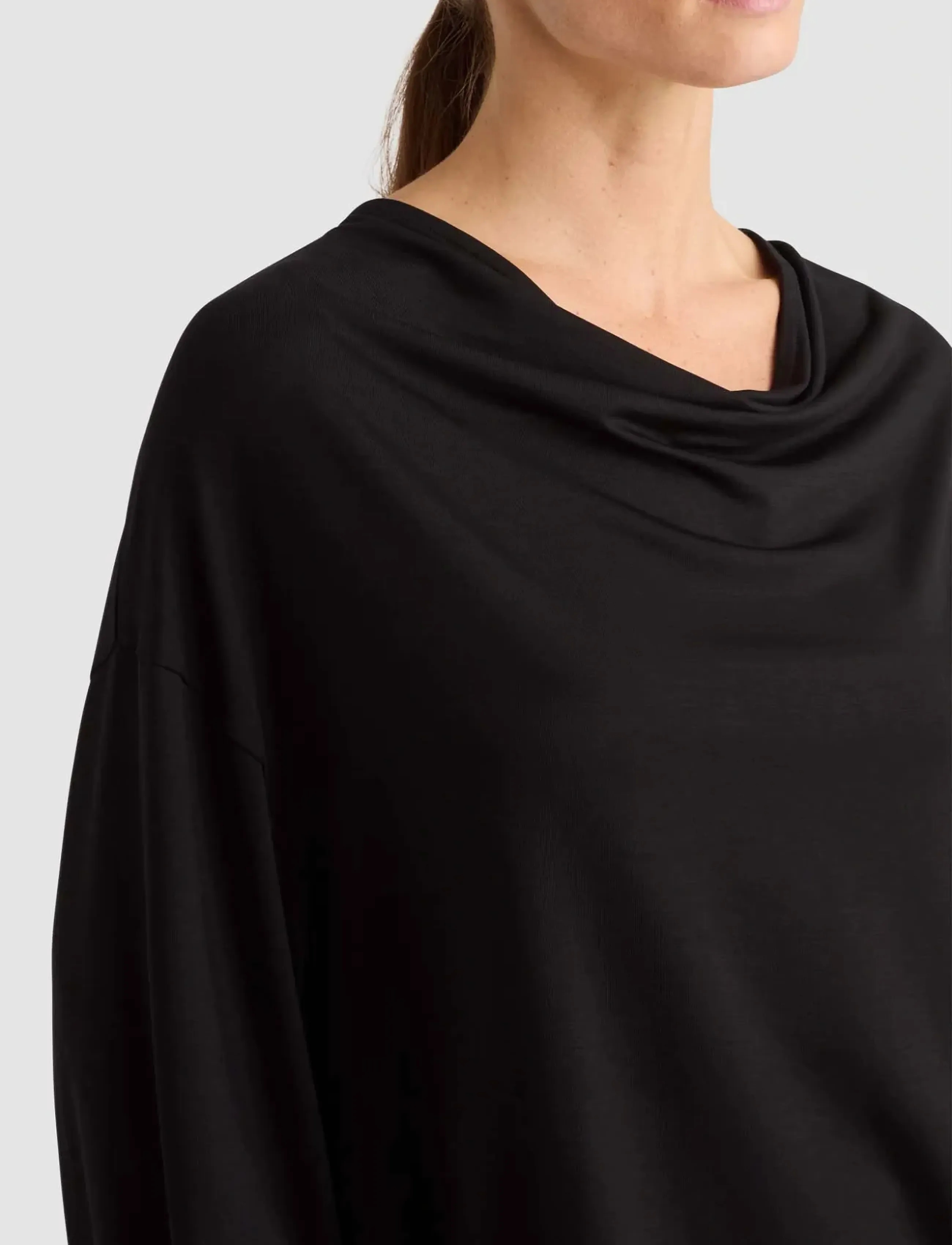 Residus - GENNA TOP - pikkade varrukatega alussärgid - black - 4