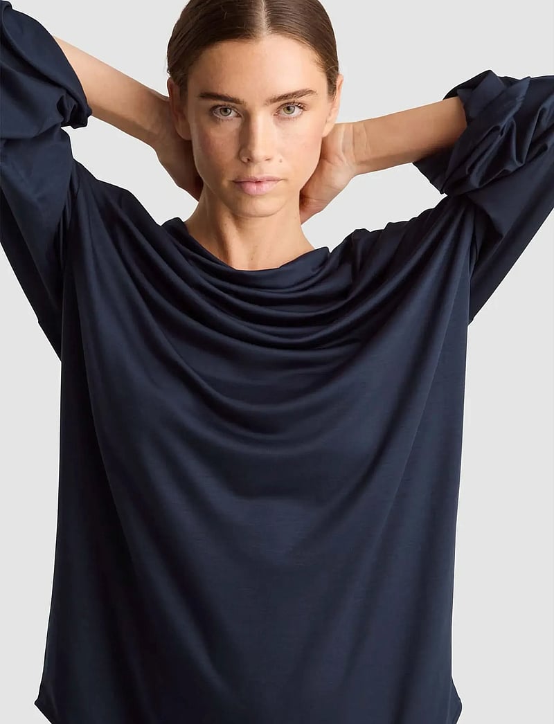 Residus - GENNOVA TOP - langerma blússur - midnight - 4