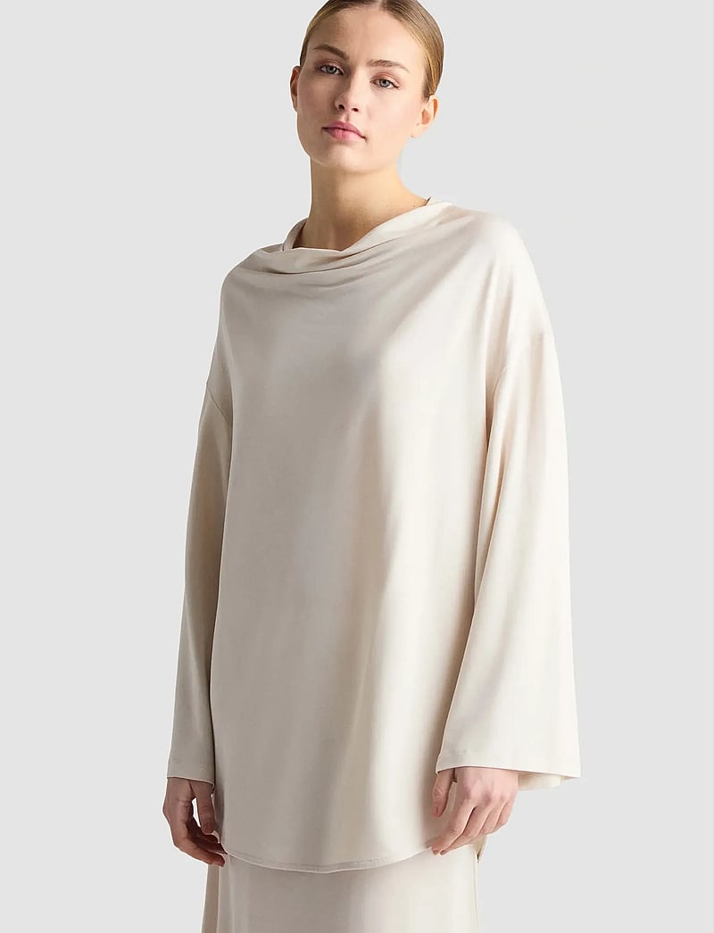 Residus - GENNOVA TOP - långärmade blusar - oyster - 0