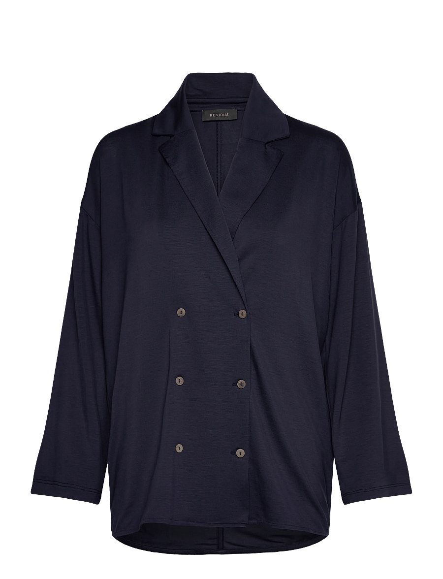 Residus - HUBERTA BLOUSE - pitkähihaiset puserot - midnight - 1
