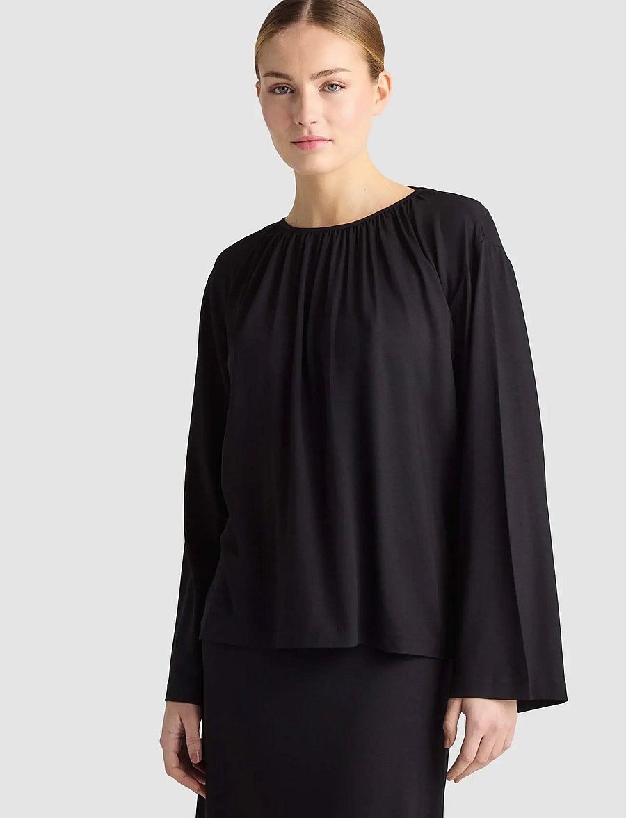 Residus - CIRI TOP - langärmelige blusen - black - 0