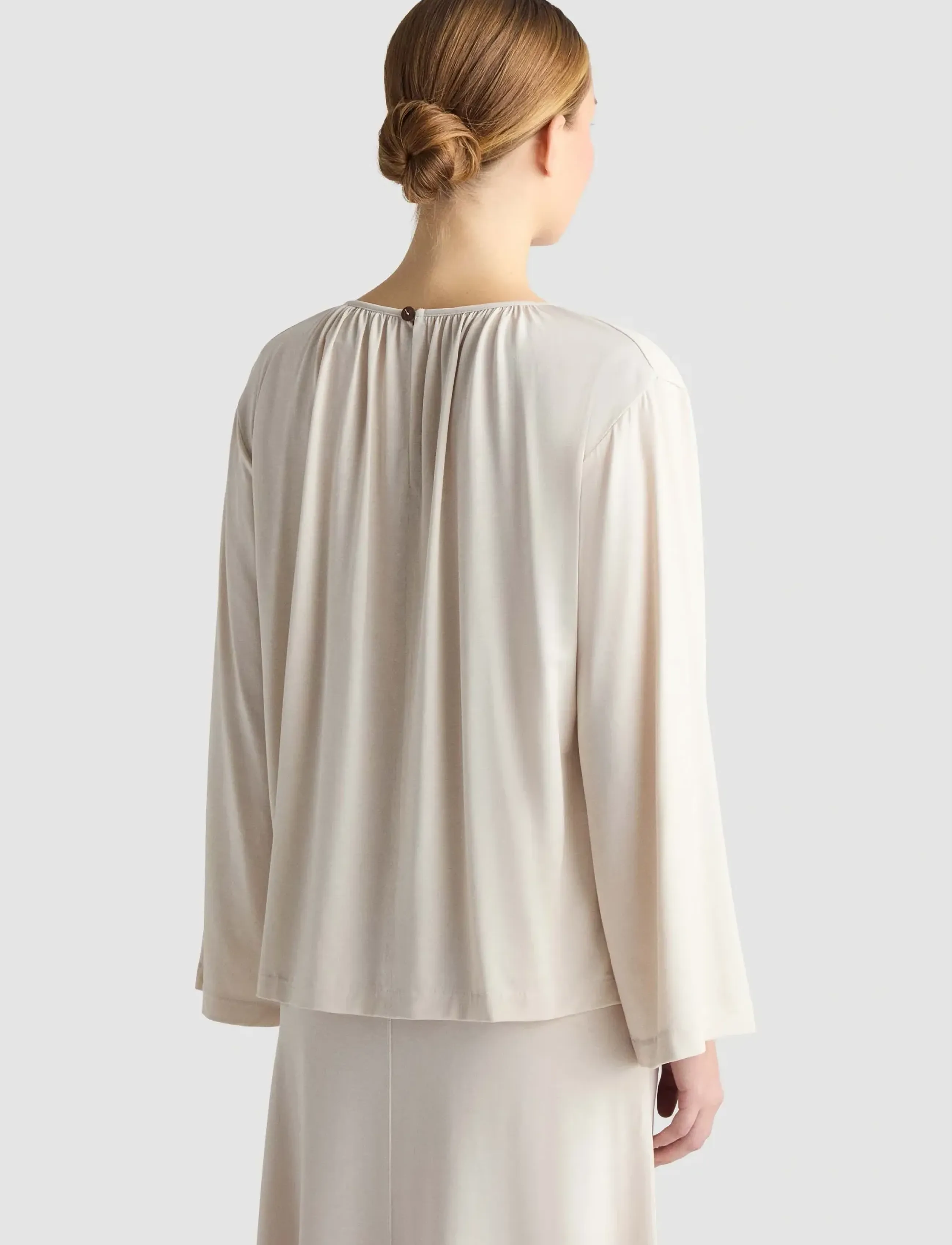 Residus - CIRI TOP - langærmede bluser - oyster - 3