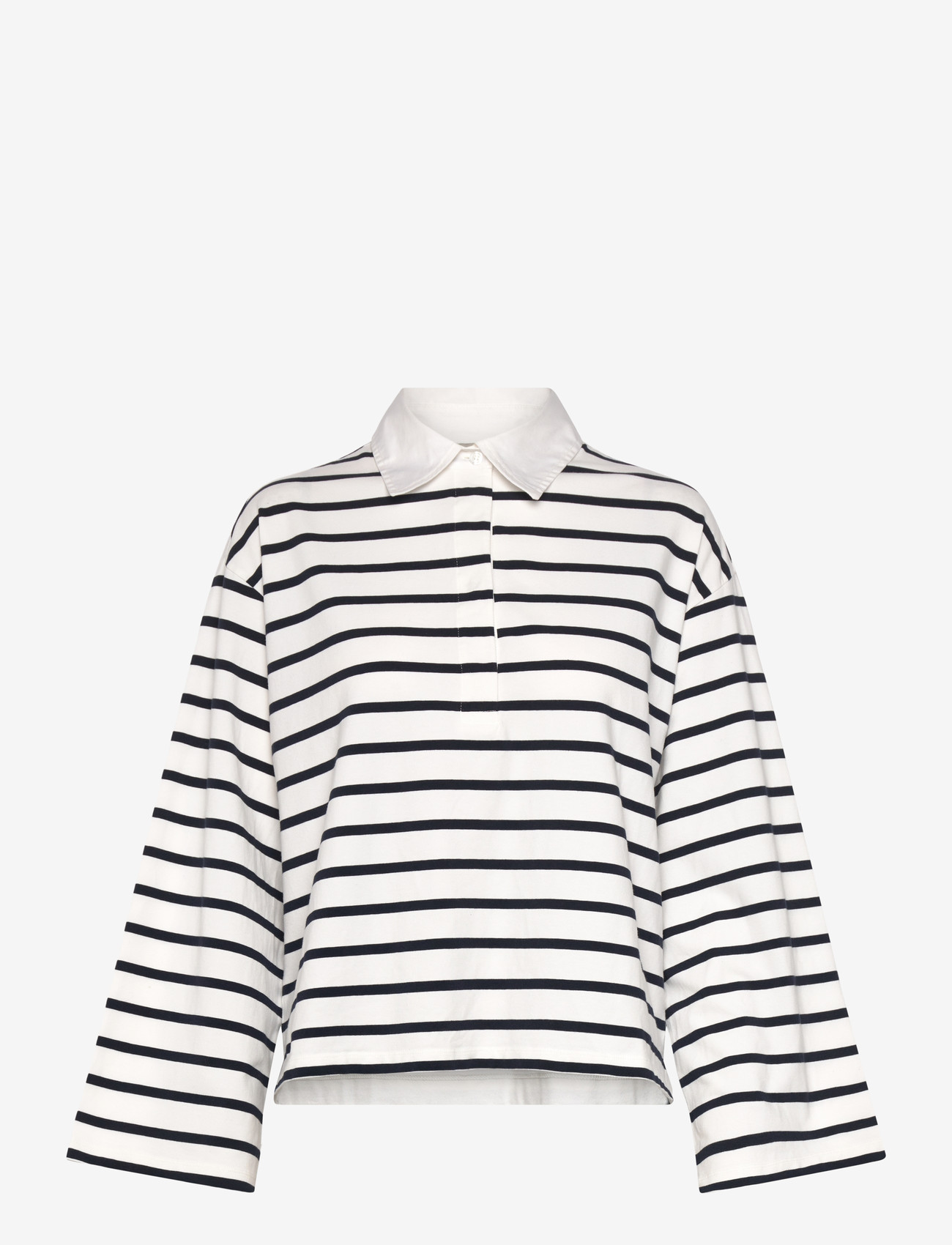 Residus - TOMMY POPOVER - polo shirts - midnight stripe - 1