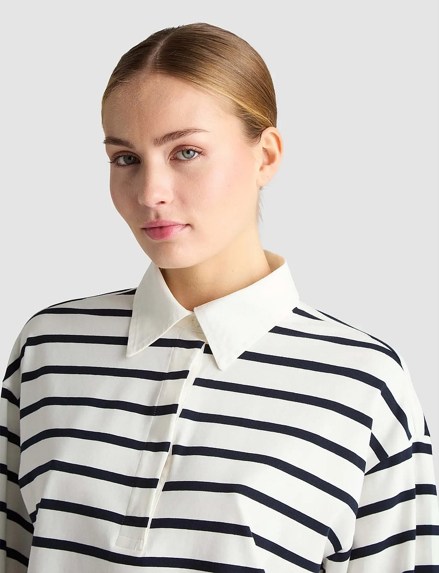 Residus - TOMMY POPOVER - poloshirts - midnight stripe - 4