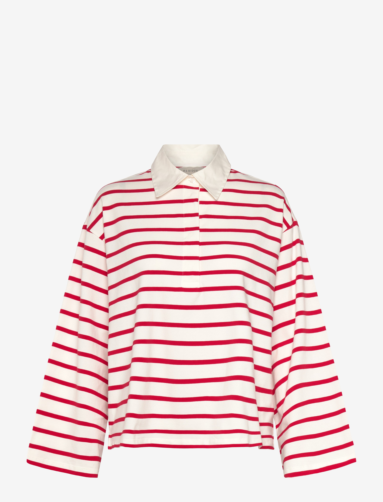 Residus - TOMMY POPOVER - poloshirts - raspberry stripe - 1