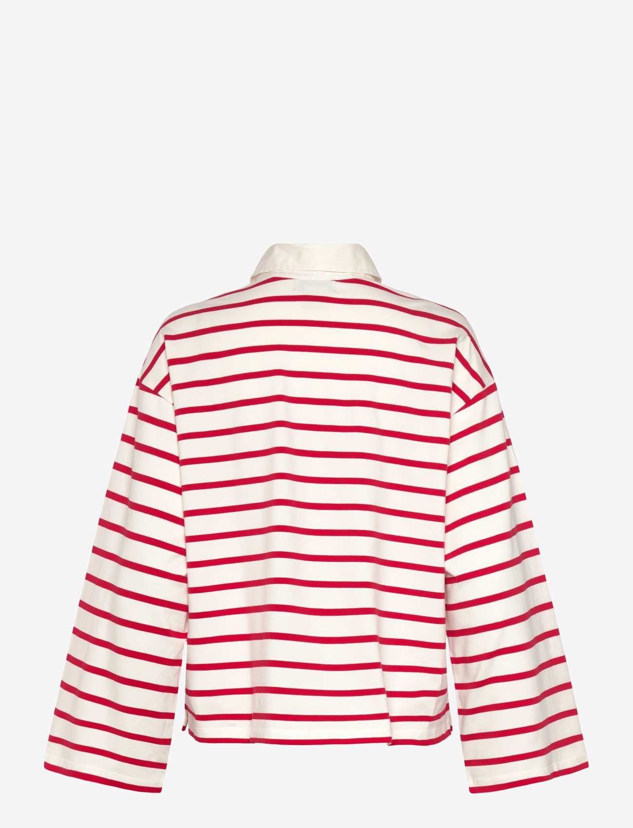 Residus - TOMMY POPOVER - poloshirts - raspberry stripe - 2