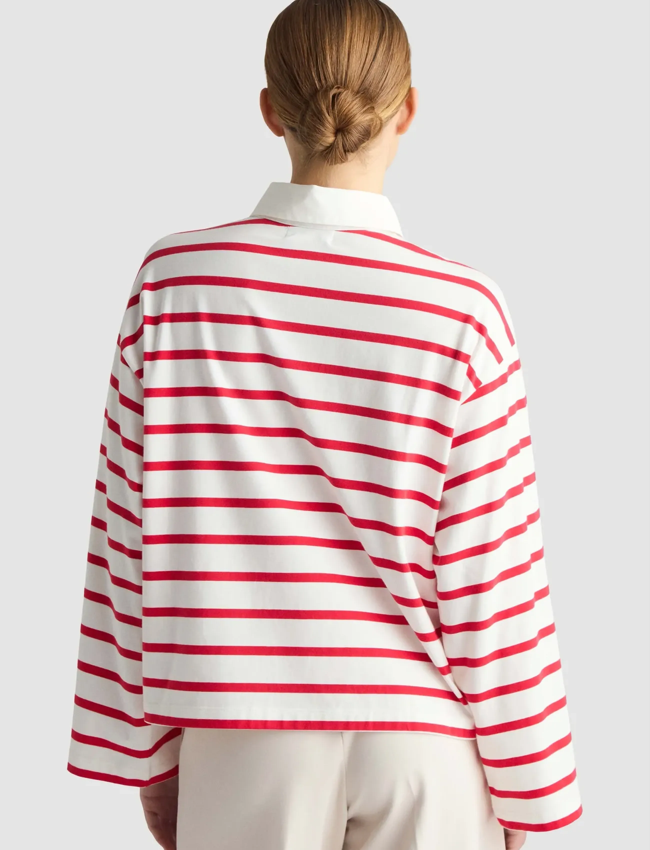 Residus - TOMMY POPOVER - polo shirts - raspberry stripe - 3