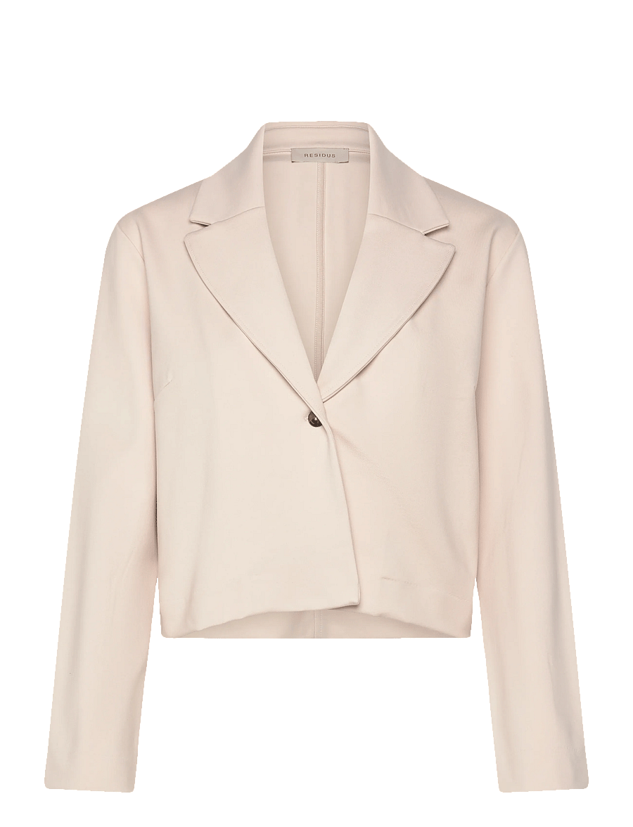 Residus - ANDIE BLAZER - cropped-blazer - oyster - 1