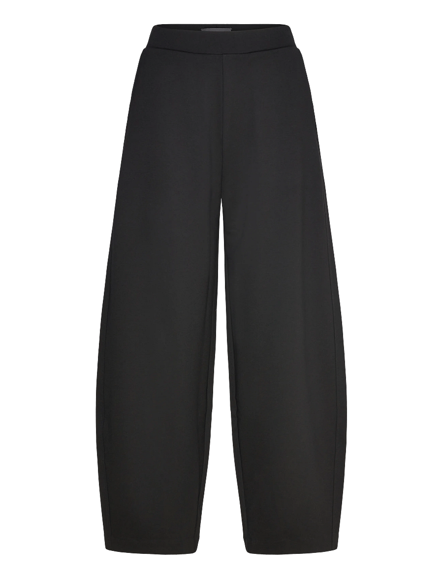 Residus - LYNDON PANTS - barrel püksid - black - 1